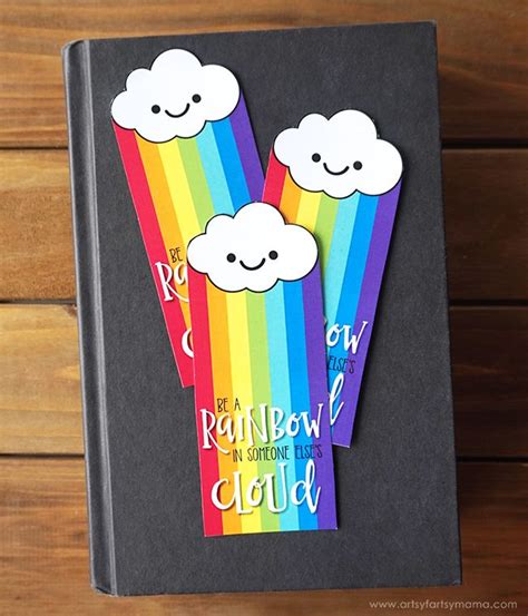 Free Printable Rainbow Bookmarks | Bookmarks kids, Bookmarks handmade, Creative bookmarks