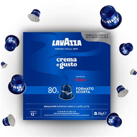 Capsule Nespresso Alluminio Lavazza Crema e Gusto Classico. Cialde, Capsule Originali e ...