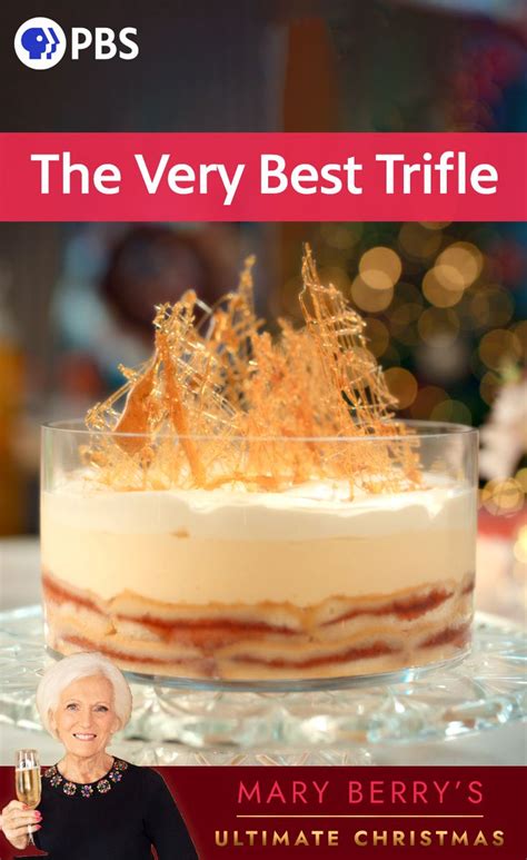 mary berry's ultimate christmas dessert the very best trifle by mary berrys