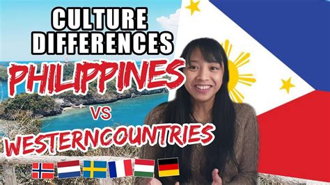 PHILIPPINES vs WESTERN COUNTRIES || CULTURE DIFFERENCES - YouTube