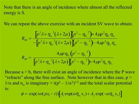 PPT - Seismology Part V: Surface Waves: Rayleigh PowerPoint ...