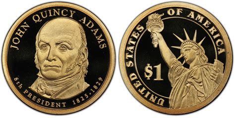 2008-S $1 John Quincy Adams, DCAM (Proof) Presidential Dollars - PCGS ...