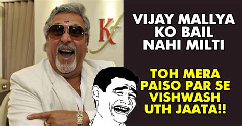 Vijay Mallya Gets Bail In Just 3 Hours! Twitter Users Came Up With These Hilarious Jokes & Memes ...