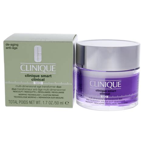 CLINIQUE CLINIQUE SMART CLINICAL ANTI AGING CREAM 1.7 OZ CLINIQUE/SMART CLINICAL MD MULTI-DMNSNL ...