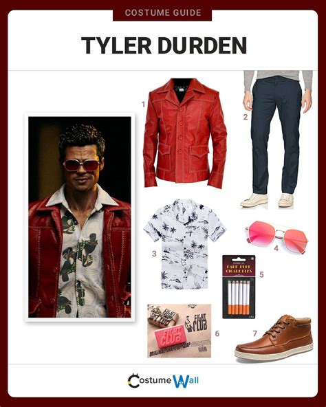 Dress Like Tyler Durden Costume | Halloween and Cosplay Guides