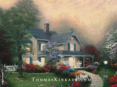 17 Best images about thomas kinkade on Pinterest | Cottages, Welcome ...