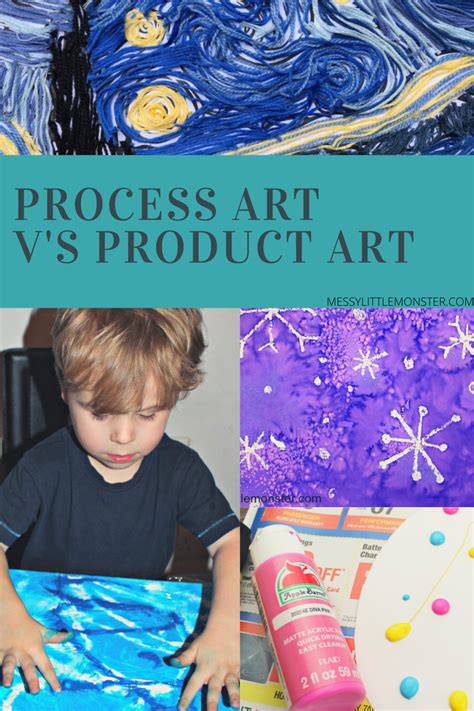 Process Art Ideas - What is process art for kids and what are it's benefits? - Messy Little Monster