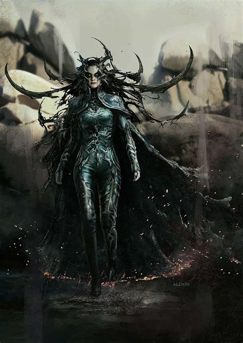 ArtStation - Thor Ragnarok / Hela, Aleksi Briclot | Thor ragnarok hela, Marvel thor, Thor