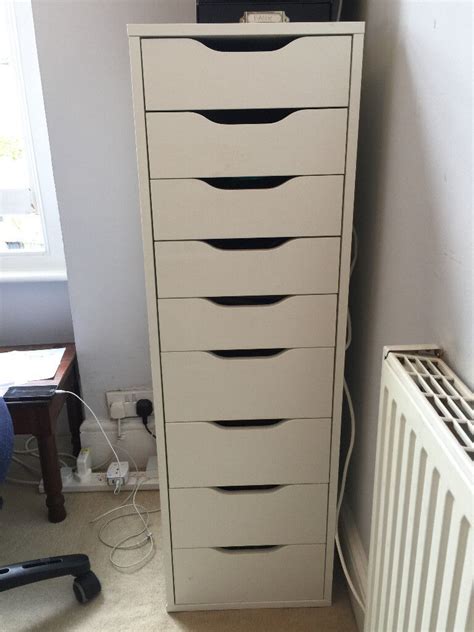 IKEA ALEX Drawer unit with 9 drawers - White | in Bishopston, Bristol ...