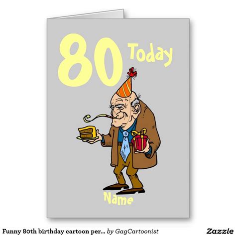 Funny 80th Birthday Card Messages - Printable Templates Free