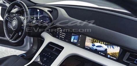 Porsche Taycan interior revealed in leaked images | Electrek