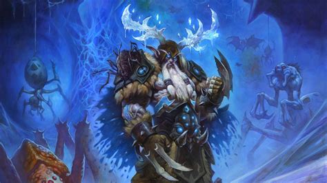 壁纸 : 1920x1080像素, 艺术品, 牌, 死亡骑士, 炉石魔兽英雄, Knights of the frozen throne, 玛法里奥, 视频游戏, 魔兽争霸 1920x1080 ...