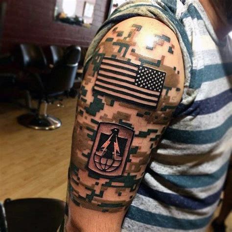 Pin by Lanina Clark on Tats | Full sleeve tattoos, American flag tattoo