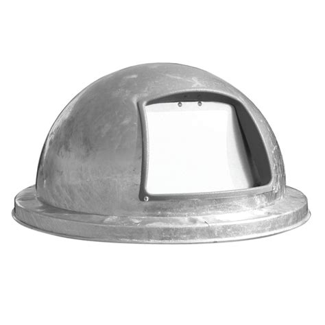 Witt Galvanized Steel Dome Lid For 32 Gallon Cans - 21 1/2"Dia x 10 1/2"H