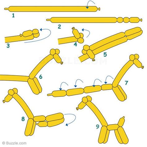 instructions to make an inflatable balloon dog