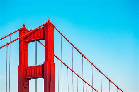 golden, gate bridge pillar, san francisco, ca, Top, Golden Gate Bridge, Pillar, San Francisco ...