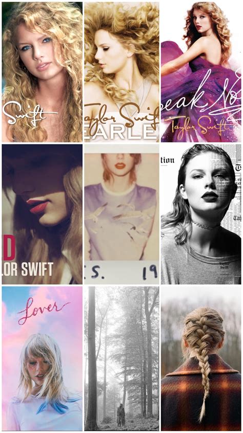 All Taylor Swift Albums Wallpapers - Wallpaper Cave