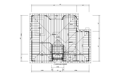 Download Free House Roof Plan In Autocad Cadbull Flat - vrogue.co