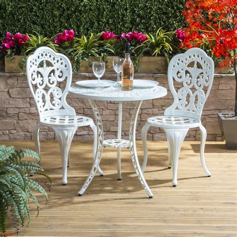good Elegant Aluminium Garden Furniture , Alfresia Cast Aluminium Traditional Round Cafe Bistro ...