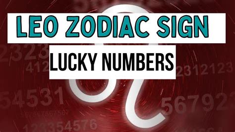 Leo Lucky Numbers - YouTube