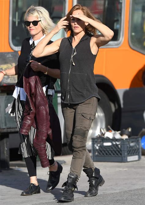 Jennifer Garner - "Peppermint" Set in Los Angeles 11/30/2017