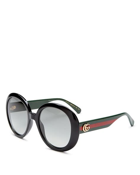 Gucci Women's Round Sunglasses, 55mm | Bloomingdale's