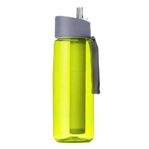 650ml Outdoor Water Filter Bottle Water Filtration Bottle Purifier for Camping Hiking Traveling ...