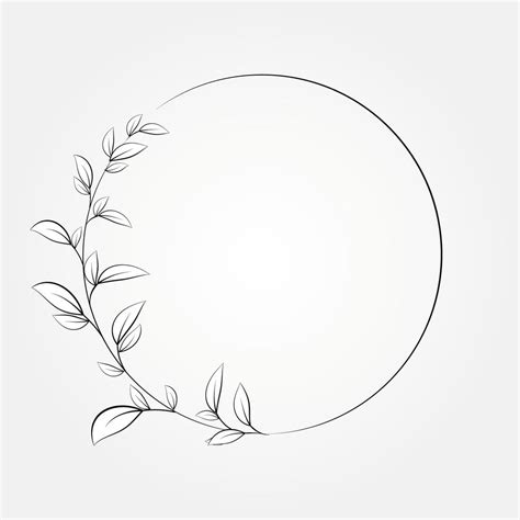 leaf frame design vector 9672209 Vector Art at Vecteezy