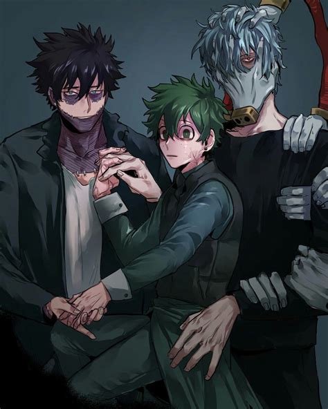 Shigaraki Tomura / Midoriya Izuku / Dabi / Boku no hero académia ...