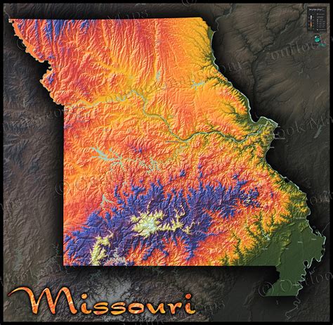 Mountains In Missouri Map | World Map
