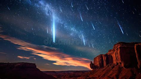 Tail comet stars stock illustration. Illustration of illuminated ...