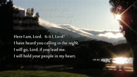 ♥ "Here I Am, Lord" with lyrics (very solemn hymn) Chords - Chordify