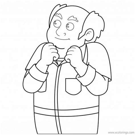 Henry Danger Coloring Pages Captain Man - XColorings.com