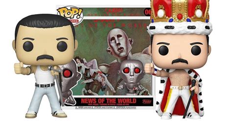 New Queen Freddie Mercury Funko Pops and News of the World Pop Album ...