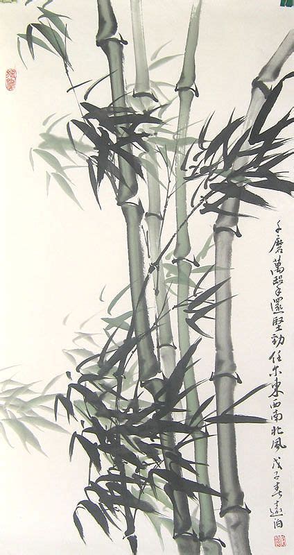 chinese ink Bamboo paintings Sumi E Painting, Chinese Art Painting ...