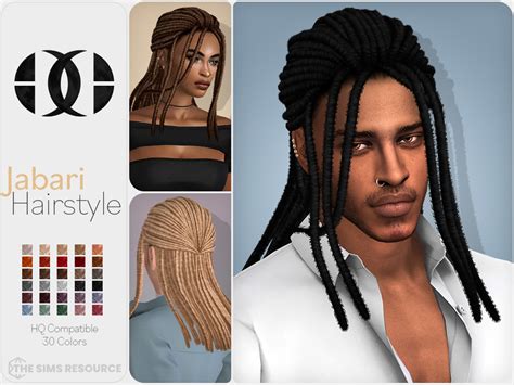 The Sims Resource - Jabari Hairstyle