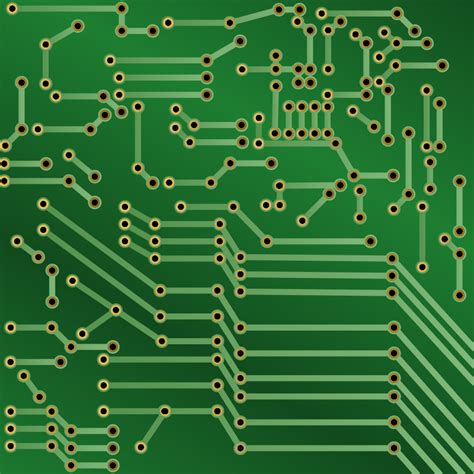 PCB electronics strange - Openclipart