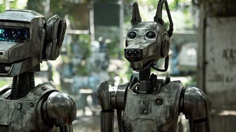 film still from the movie chappie of the robot chappie | Stable Diffusion