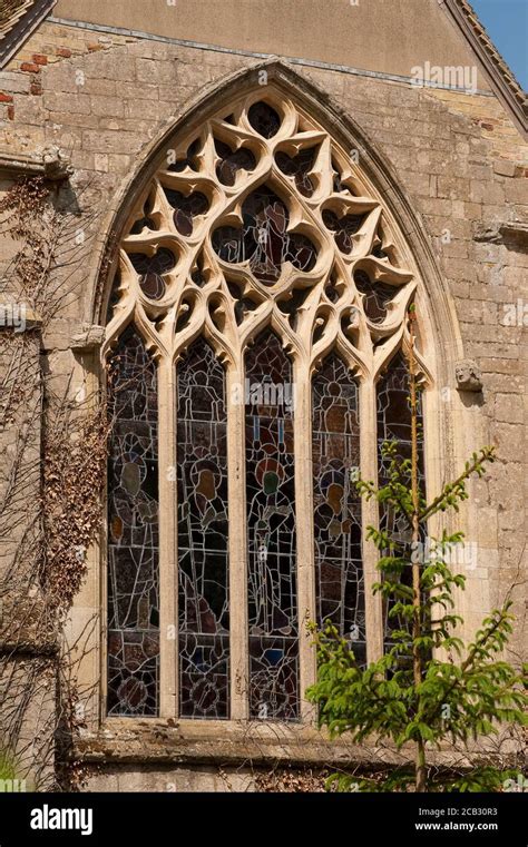 Stained glass window in Ely Cathedral, Ely, Cambridgeshire, England ...