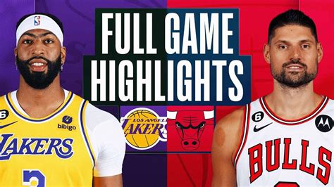 LAKERS at BULLS| FULL GAME HIGHLIGHTS | March 29, 2023 - YouTube