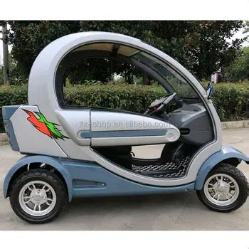 Newest Micro-mini Electric Car Four Wheels Fully Enclosed Electric Car 4 Wheel Elderly Rover ...