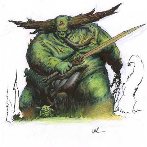 Great Unclean One - Art by Mark Holmes - 40K Gallery | Warhammer 40k artwork, Warhammer art ...