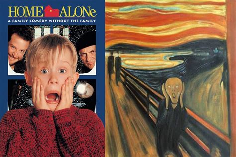 The poster for Home Alone (1990) was inspired by Edvard Munch’s; The Scream. : r/MovieDetails