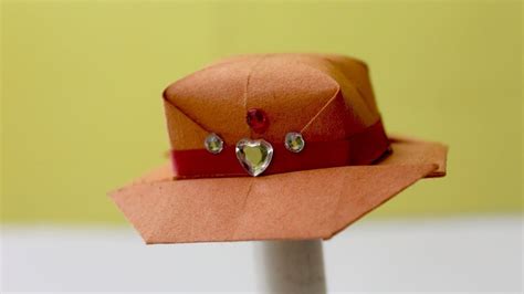 Origami Cowboy Hat - Paper Hat Origami | How To Make Paper Hat | DIY ...