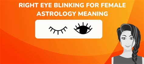 Right Eye Blinking for Female Astrology Meaning