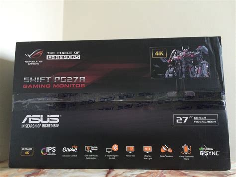 Unboxing & Review: ASUS ROG SWIFT PG27AQ 4K G-SYNC Gaming Monitor