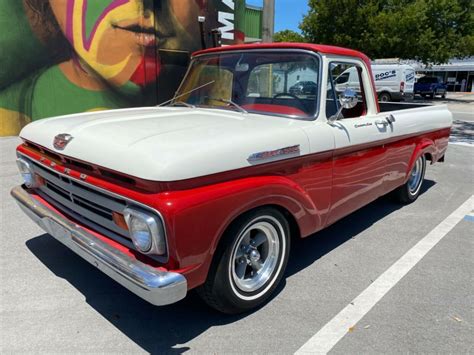 1962 FORD F100 PICK UP RARE UNIBODY SHORT BED CLEAN SOLID TRUCK 954 937 8271 - Classic Ford F ...