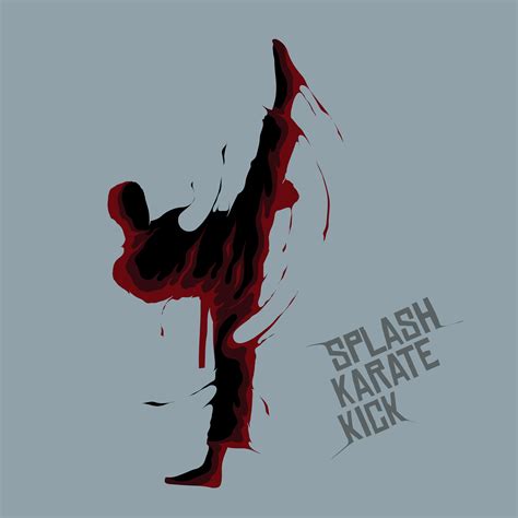 splash karate kick 641326 Vector Art at Vecteezy