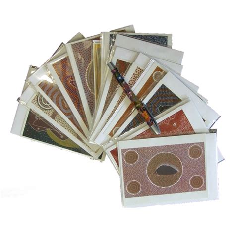 Dreamtime Kullilla-Art Aboriginal Dot Art Giftcard/Env Set (16)