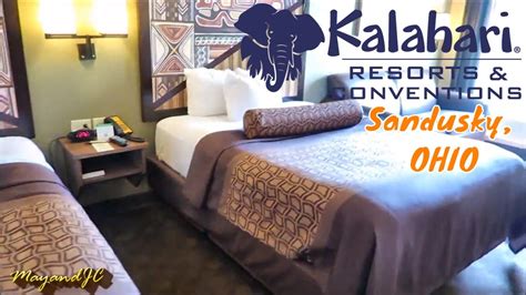 Kalahari Resorts & Conventions Sandusky, OHIO -- Water Park Resorts || Arrival & Room Tour - YouTube